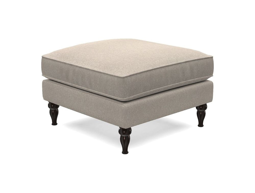 Cooksbridge Footstool in Two Tone Plain Biscuit